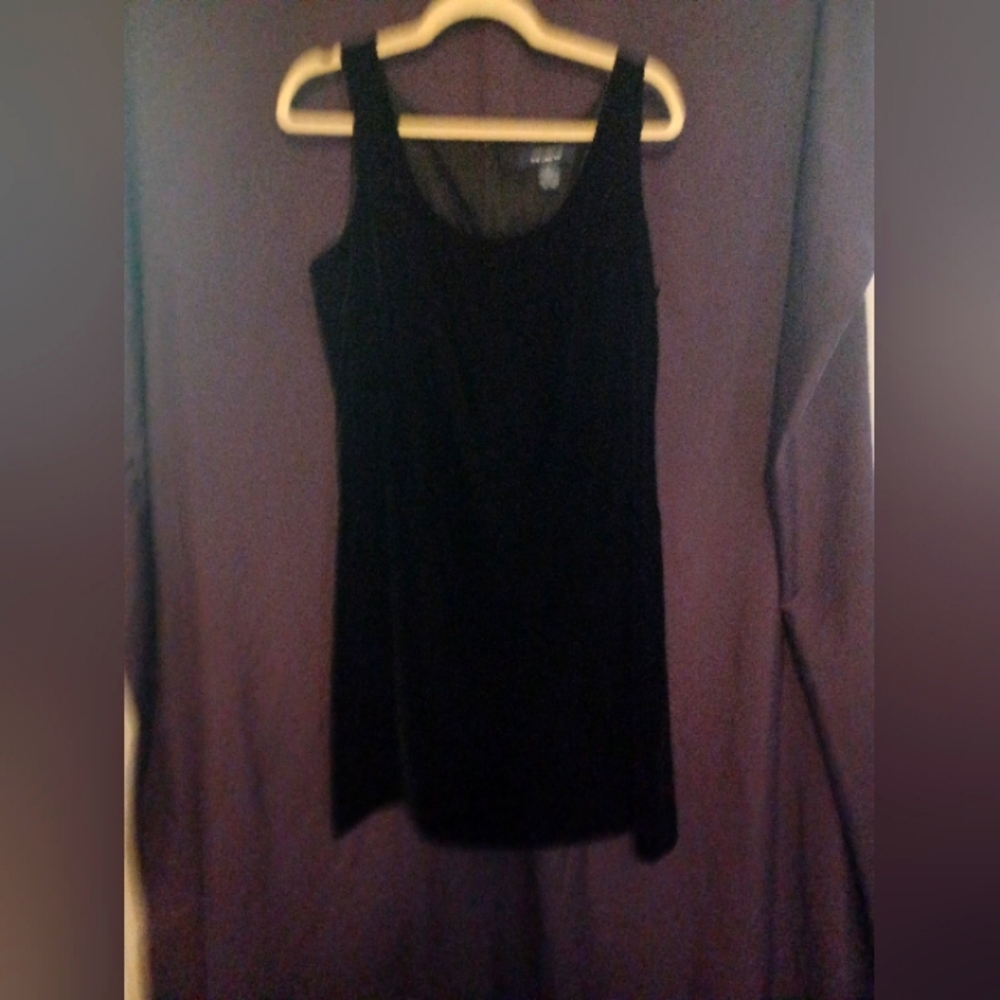 The Limited Black Velvet Dress